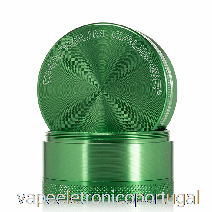 Vape Eletronico Cromo Triturador 2.2 Polegadas Moedor De 4 Peças Verde